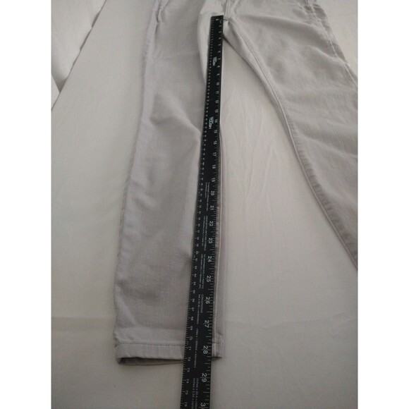 Vineyard Vines Juniors Size 4 Mid Rise Gray Skinny Jeans 5 pocket back to school - Picture 4 of 9